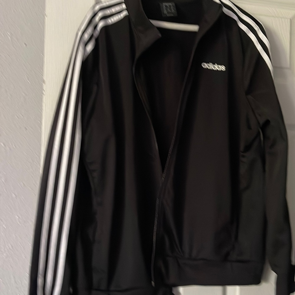 Adidas three strip track jacket